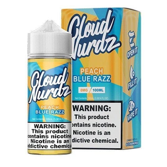 Peach Blue Razz by Cloud Nurdz 100ml