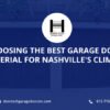 Garage door replacement in Nashville
