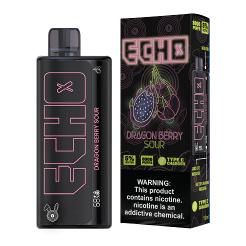 Dragon Berry Sour Disposable Vape (8000 Puffs) by ECHO