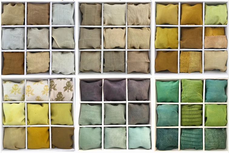 Shade Card Natural Dyes