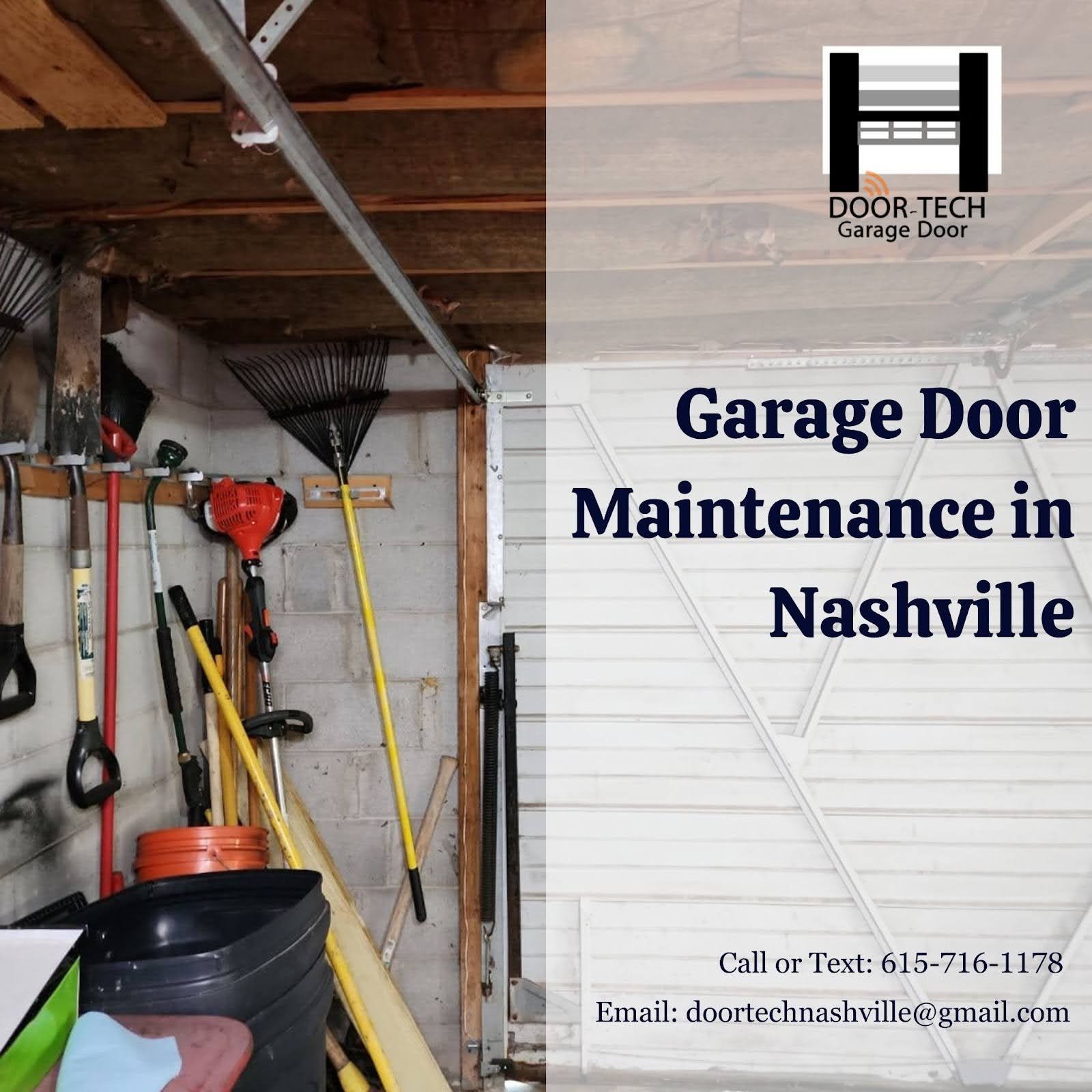 Garage door maintenance in Nashville