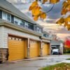 Residential garage door being fixed in Baltimore