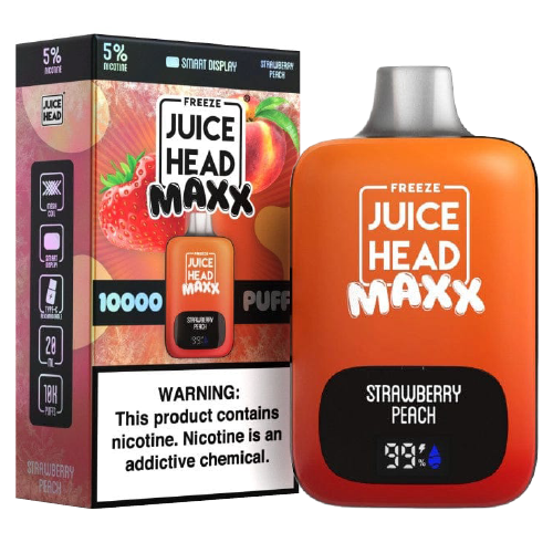 Strawberry Peach Freeze Disposable Vape (10000 Puffs) by Juice Head Maxx