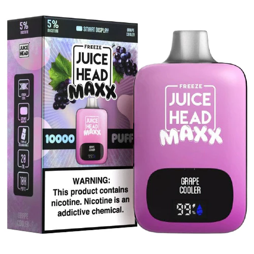 Grape Cooler Freeze Disposable Vape (10000 Puffs) by Juice Head Maxx