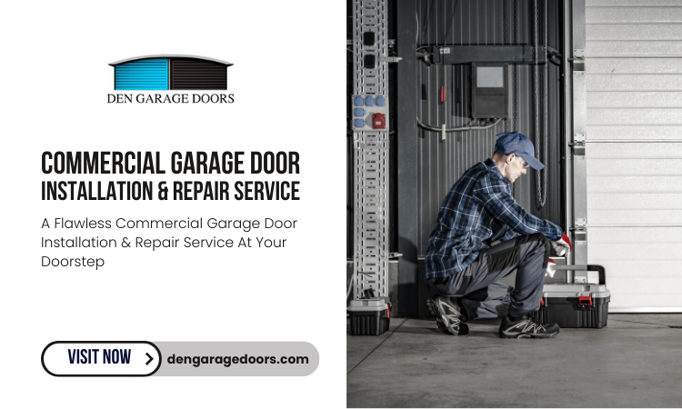 commercial garage door installation in Castle Rock