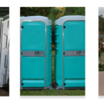 deluxe Flushing Portable toilet rental