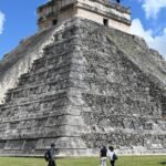 Chichen Itza pyramid during a guided tour