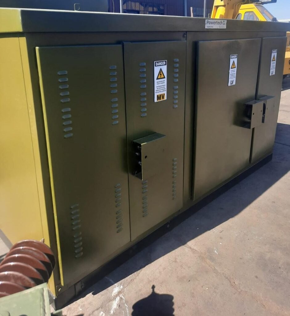 Miniature substation installation.