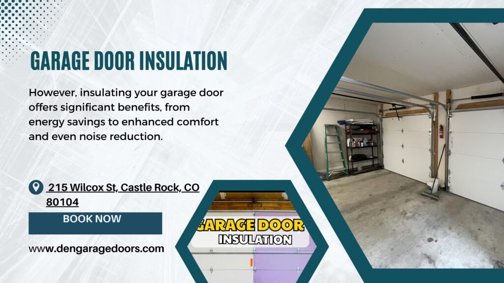 Garage door insulation